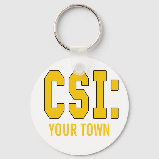 AANGEPASTE CSI-producten Sleutelhanger (Voorkant)