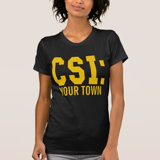 AANGEPASTE CSI-producten T-shirt (Voorkant)