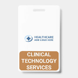 Aangepaste CTS Clinical Technology Services-begele Badge