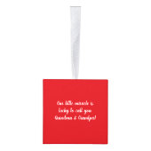 Aangepaste Cube Kerst Ornament Foto Aangepaste tek (Rechts)