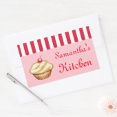 Aangepaste Cupcake Bakkerij Keuken Stickers (Envelop)