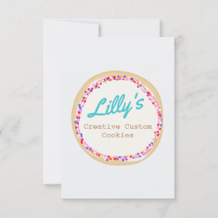 Aangepaste Cupcake of Cookie Decorateur Kaart