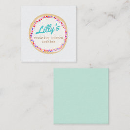 Aangepaste Cupcake of Cookie Decorator Notitiekaartje