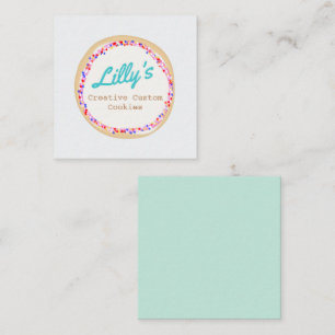 Aangepaste Cupcake of Cookie Decorator Notitiekaartje