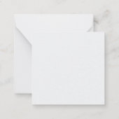 Aangepaste Cupcake of Cookie Decorator Notitiekaartje (Achterkant)