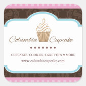 Aangepaste Cupcake Verpakking Stickers (Voorkant)