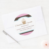 Aangepaste Cupcake Verpakking Stickers (Envelop)