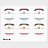 Aangepaste Cupcake Verpakking Stickers (Vel)