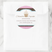 Aangepaste Cupcake Verpakking Stickers (Tas)