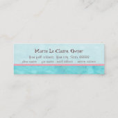 Aangepaste cupcake Visitekaartjes met zoete smaak (Achterkant)