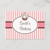 Aangepaste Cupcake-Visitekaartjes Visitekaartje (Voorkant)