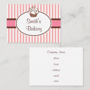 Aangepaste Cupcake-Visitekaartjes Visitekaartje