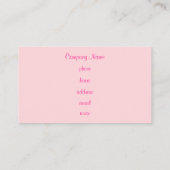 Aangepaste Cupcake-Visitekaartjes Visitekaartje (Achterkant)