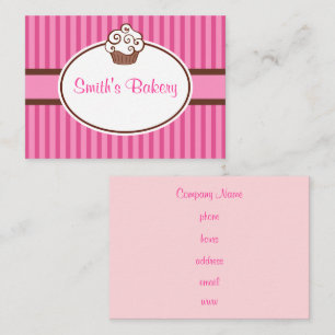 Aangepaste Cupcake-Visitekaartjes Visitekaartje