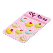 Aangepaste cupcakes magneet (Linkerzijde)