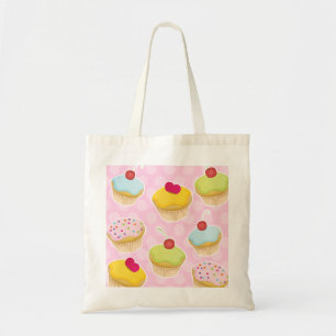 Aangepaste cupcakes tote bag