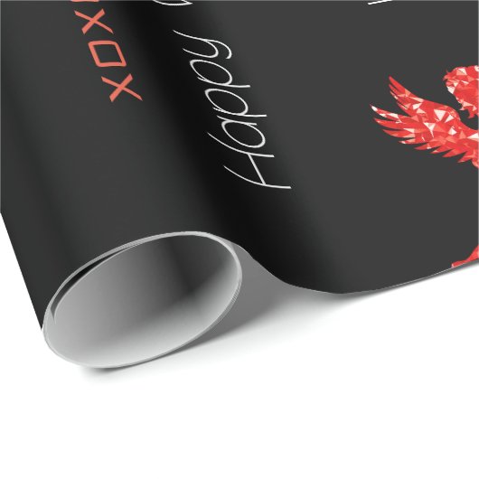 Aangepaste Cupid Valentijns Cadeaupapier (Rol Hoek)