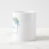 Aangepaste cursieve naam grote koffiekop (Voorkant)