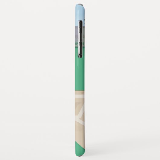 Aangepaste Cute Baseball cartoon player Case-Mate iPhone Case (Achterkant/links)