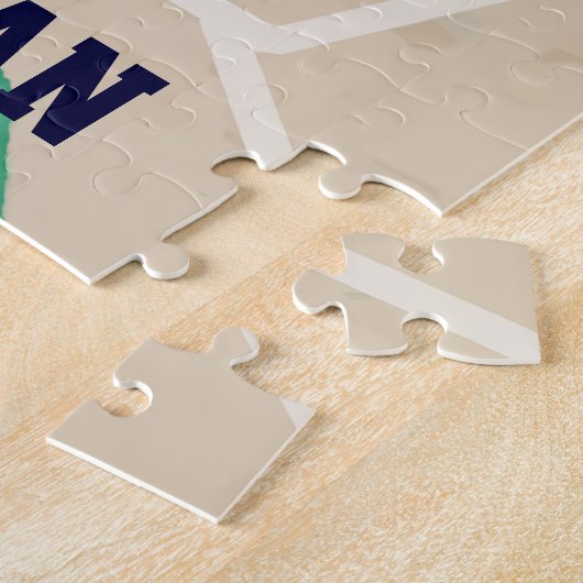 Aangepaste Cute Baseball cartoon player Legpuzzel (Zijkant)