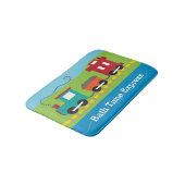 Aangepaste Cute Choo-trein Badmat (Gekanteld)