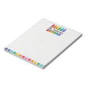 Aangepaste Cute Crayon Teacher-laptop Notitieblok (Linkerzijde)