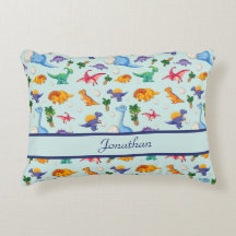 Aangepaste Cute Dinosaurs Blue Boy Baby