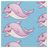 Aangepaste Cute Dolphin-fabric Stof (Close Up)