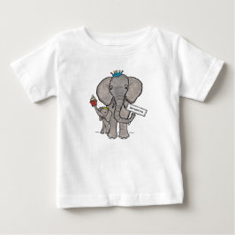 Aangepaste Cute Elephant en Baby
