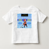 Aangepaste Cute Ice Hockey star Kinder Shirts (Voorkant)