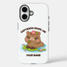 Aangepaste Cute Kawaii Capybara Mode iPhone Hoesje