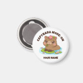 Aangepaste Cute Kawaii Capybara Modus Magneet (Voorkant / Achterkant)