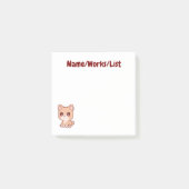 Aangepaste Cute Kawaii Shiba Inu Puppy Post-it® Notes (Voorkant)
