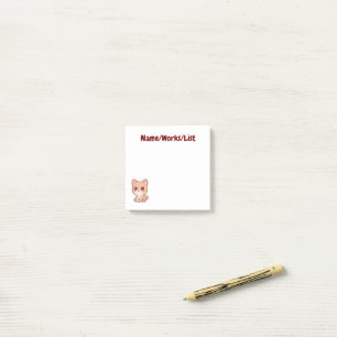 Aangepaste Cute Kawaii Shiba Inu Puppy Post-it® Notes