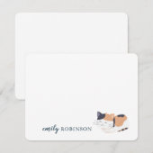 Aangepaste Cute Note Kaart Notitiekaartje (Voorkant / Achterkant)