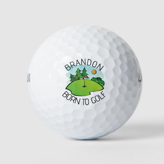 Aangepaste cute un Golfers citaat tekst Golfballen (Voorkant)