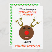 Aangepaste Cyber-kerstrendierpartij Kaart (Voorkant / Achterkant)