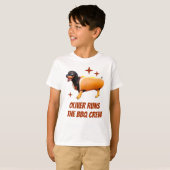 Aangepaste Dachshund BBQ Crew Grappige Wiener Dog T-shirt (Voorkant volledig)