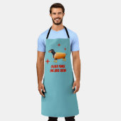 Aangepaste Dachshund BBQ Crew Grappige Wiener Hond Schort (Gedragen)