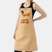 Aangepaste Dachshund BBQ Crew Grappige Wiener Hond Schort (Insitu)
