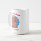 Aangepaste Dachshund Puppy Dog mam Koffiemok (Voorkant links)