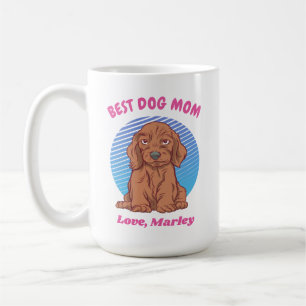 Aangepaste Dachshund Puppy Dog mam Koffiemok