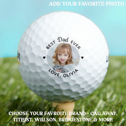 Aangepaste DAD-foto op maat Golfballen