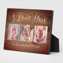 Aangepaste DAD-fotocollage Vaderdag