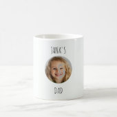Aangepaste DAD | Gepersonaliseerde gezichtsfoto |  Koffiemok (Center)