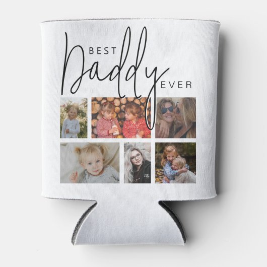 Aangepaste Daddy 12 fotocollage Blikjeskoeler (Voorkant)