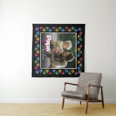 Aangepaste Daddy & Kind Fotoherinnering – geperson Wandkleed (In Situ (horizontaal))