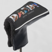 Aangepaste Daddy Letter Foto Collage Golf Golfheadcover (3/4 voorkant)