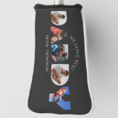 Aangepaste Daddy Letter Foto Collage Golf Golfheadcover (Draai 90)