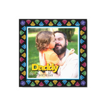 Aangepaste Daddy & Me Fotoherinnering – gepersonal